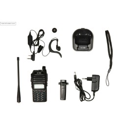 Manual Dual Band Shortie-82 Radio - (VHF/UHF)