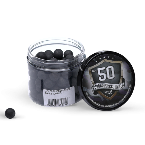 Rubber-steel Balls 50 Cal.