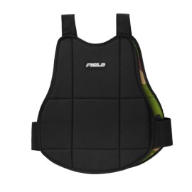 Chest Protector Field Reversible Black/Woodland Camo